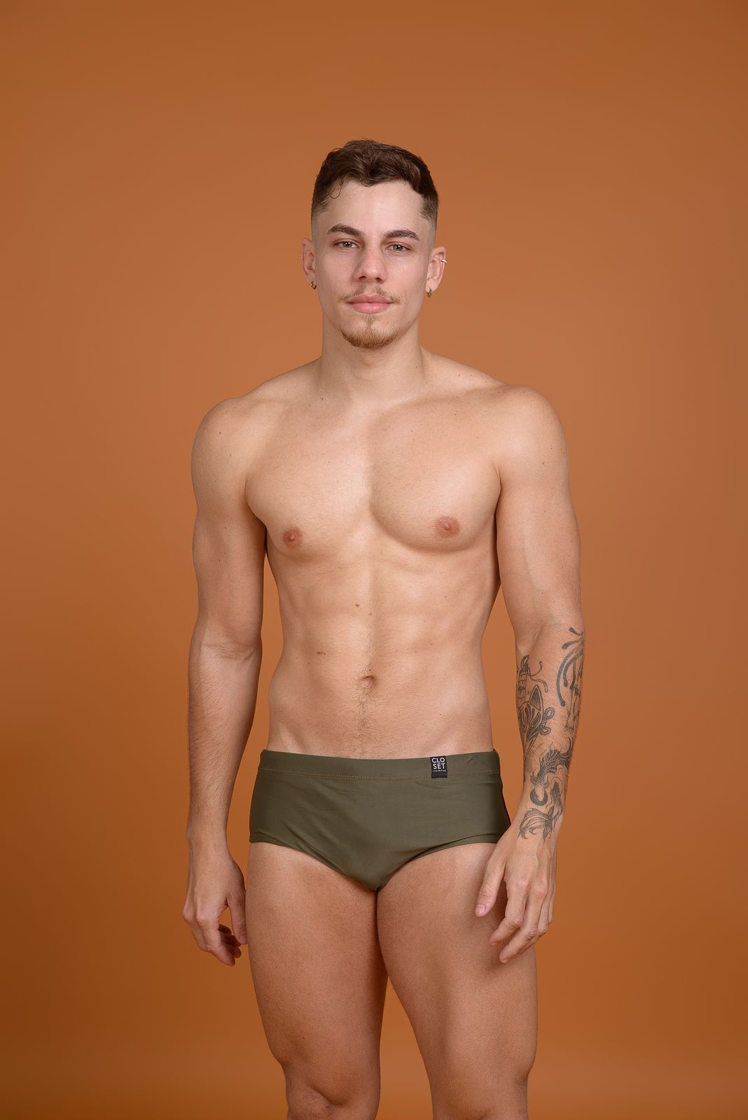 Brazilian Swim Brief Oliva – Wide cut