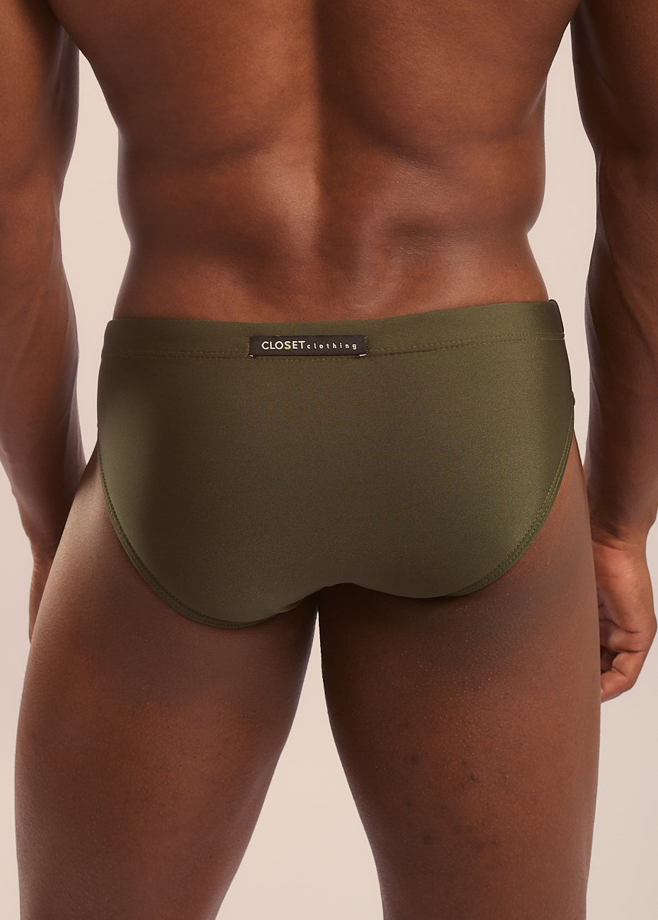 Brazilian Swim Brief Oliva – Slim cut